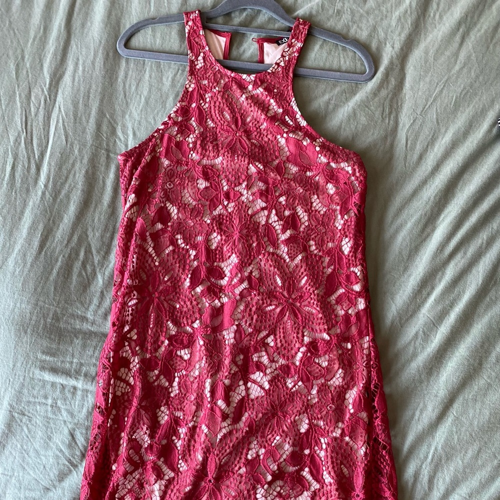 Red Lace Express Dress